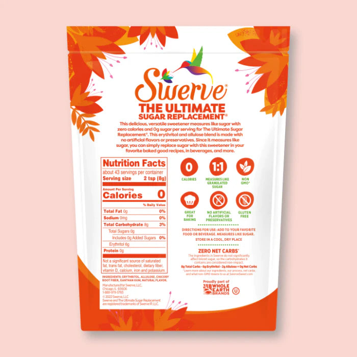 Swerve Granulated Sugar Replacement (340 g) - Top Nutrition and Fitness