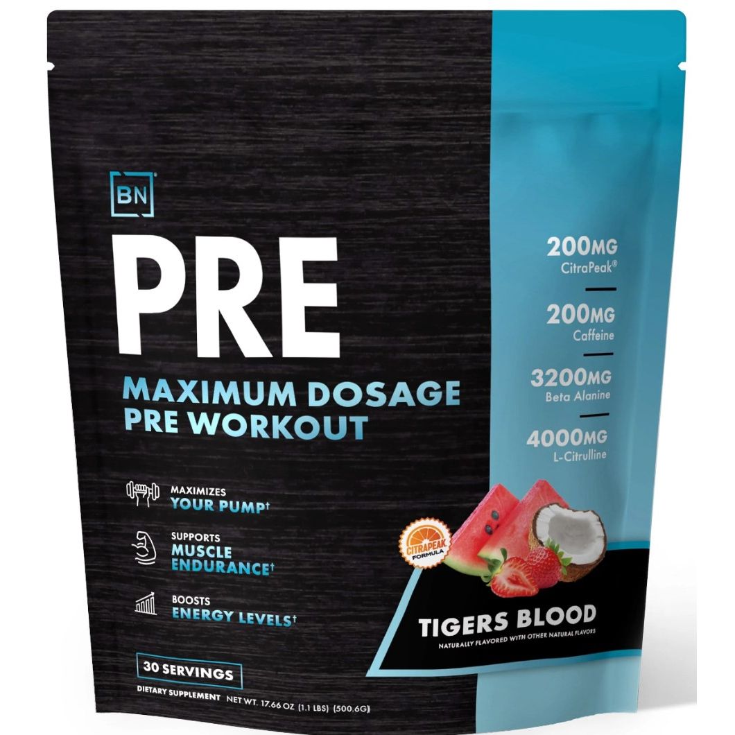 Bowmar Nutrition PRE WORKOUT (30 servings) — Tiger's Blood| Stim*
