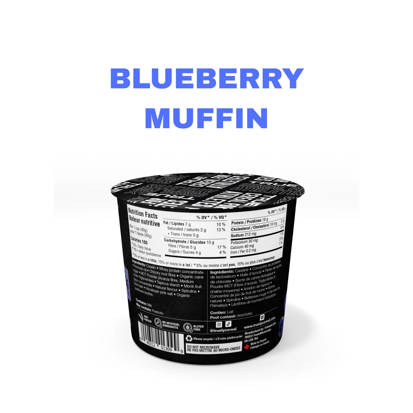 TRUELY GF Keto Protein Cereal (1 serving cup) - Top Nutrition and Fitness