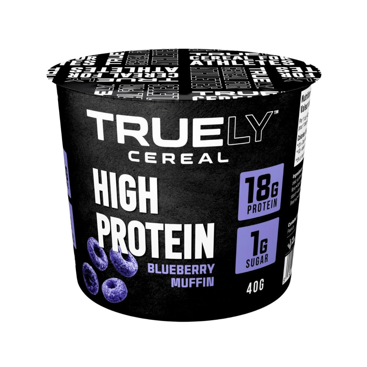 TRUELY GF Keto Protein Cereal (1 serving cup) — Blueberry Muffin