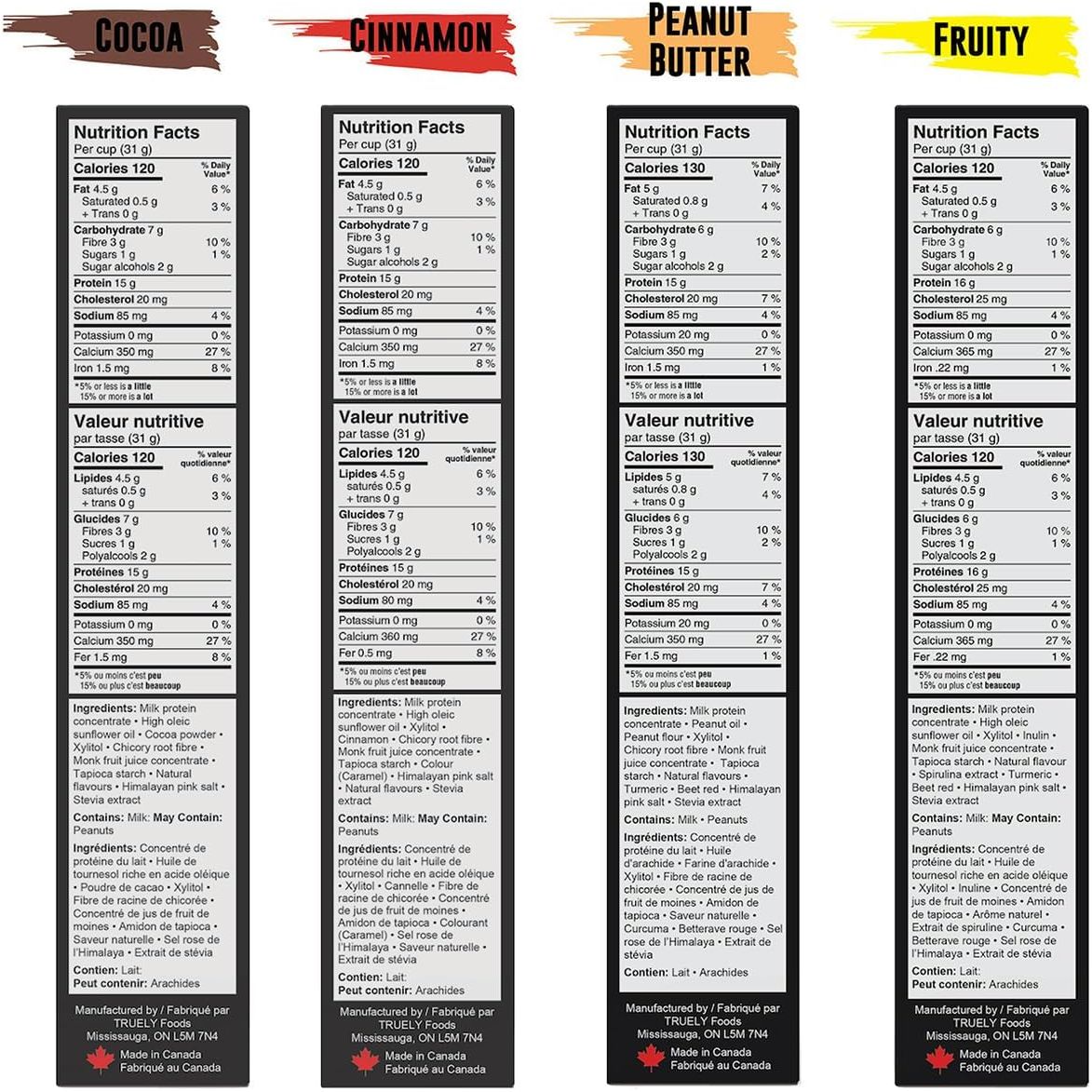 TRUELY GF Keto Protein Cereal (6 servings) - Top Nutrition and Fitness
