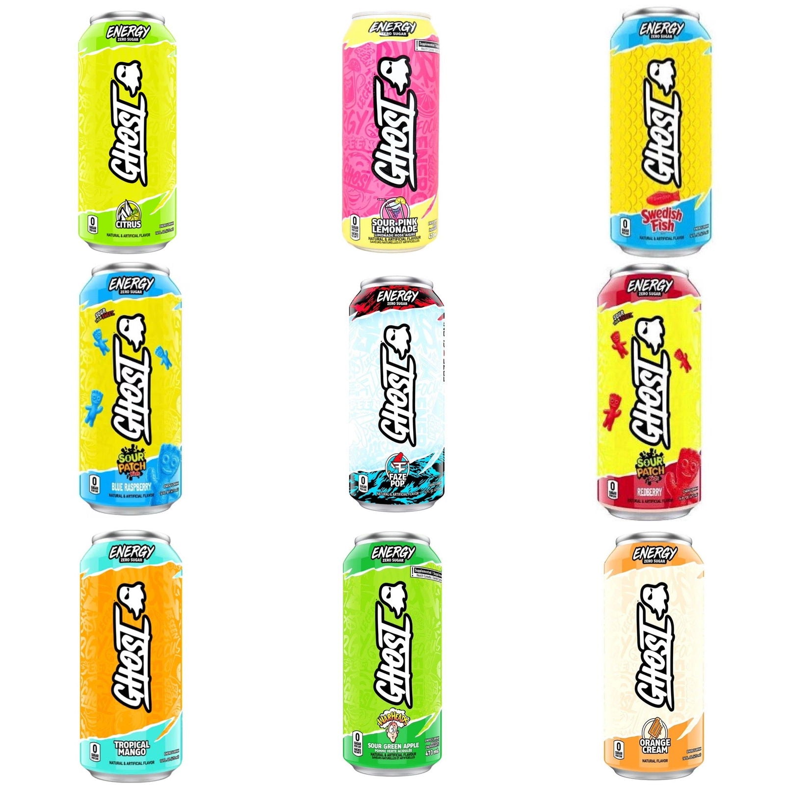 USA Version GHOST Energy Drink (1 can) - Top Nutrition and Fitness