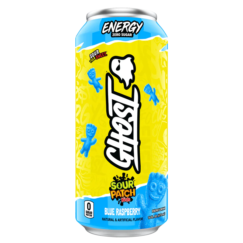 USA Version GHOST Energy Drink (1 can) - MAX 24 PER ORDER - Top Nutrition and Fitness Canada Merica Pop-"OG" (Sprite style flavour)-Electric Limeade-Peaches-Strawbango