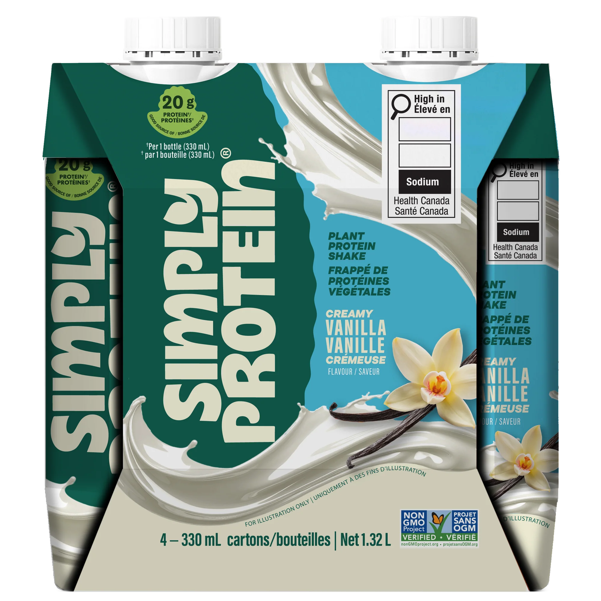 Shake protéiné végétal SimplyProtein+ (330 ml)