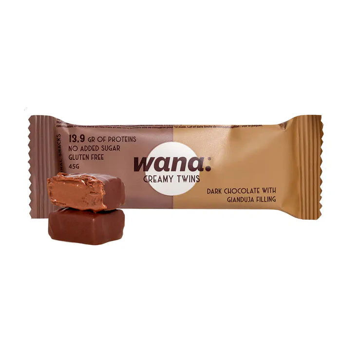 WANA CREAMY TWINS Keto Protein Bar (1 bar) - Top Nutrition and Fitness