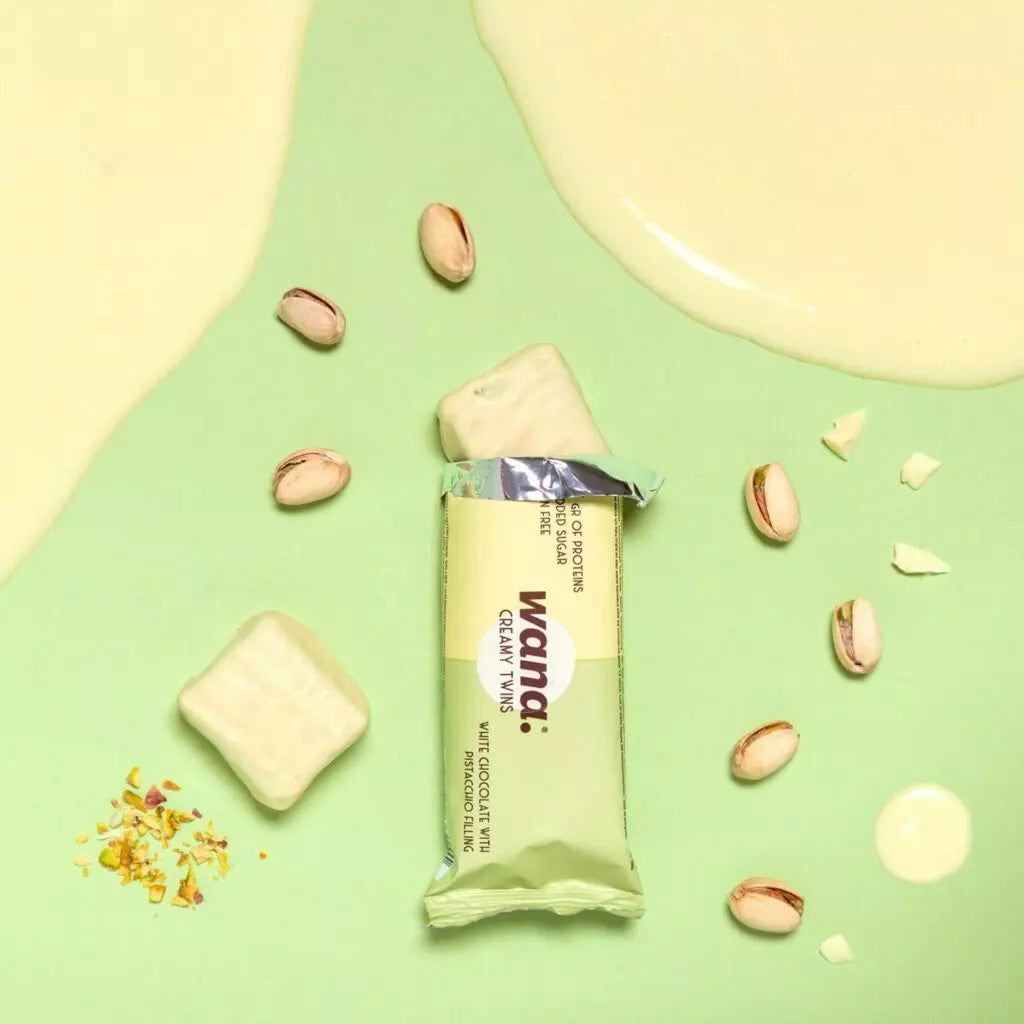 WANA CREAMY TWINS Keto Protein Bars (1 Box of 12 Bars) — image 10