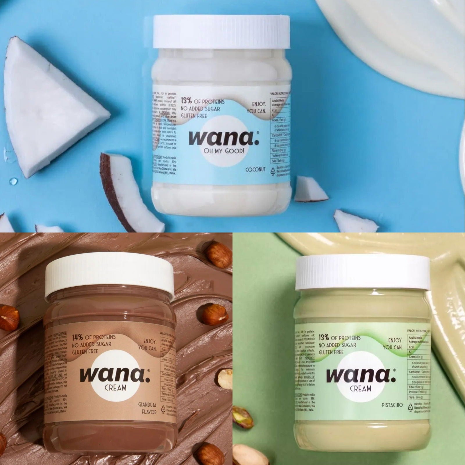 Wana Protein Cream Spread (250g) - Top Nutrition and Fitness