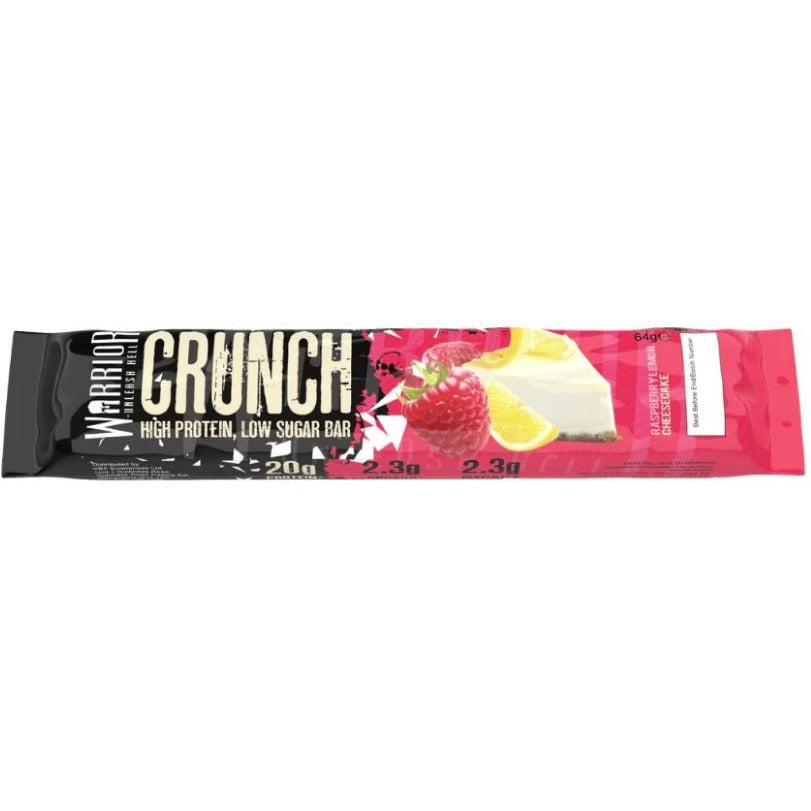 Warrior Crunch Low-Carb Protein Bar (1 Bar) — Raspberry Lemon Cheesecake