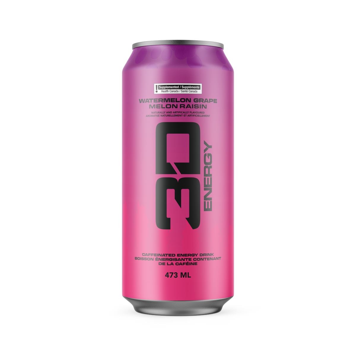 3D Energy Drink single can, crisp zero-sugar energy drink with B vitamins, 16 fl oz can front
