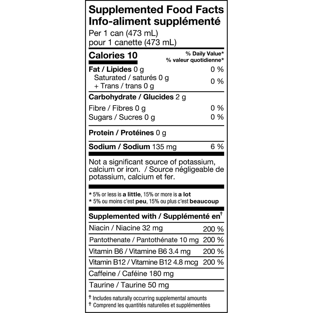 3D Energy Drink single 16 fl oz can, zero-sugar energy drink sweetened with erythritol and sucralose