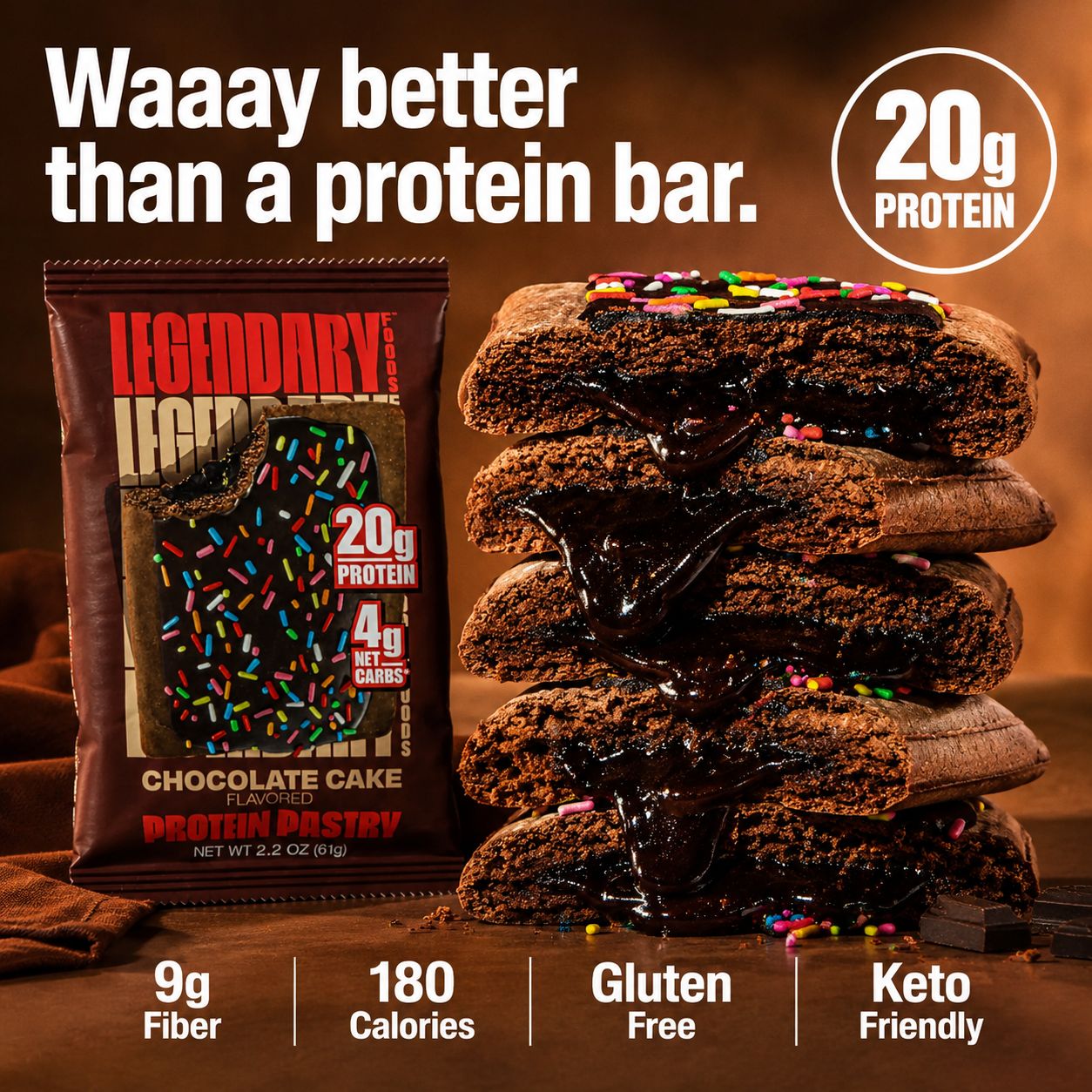 Legendary Foods GF Keto Protein Pastry (1 "poptart")