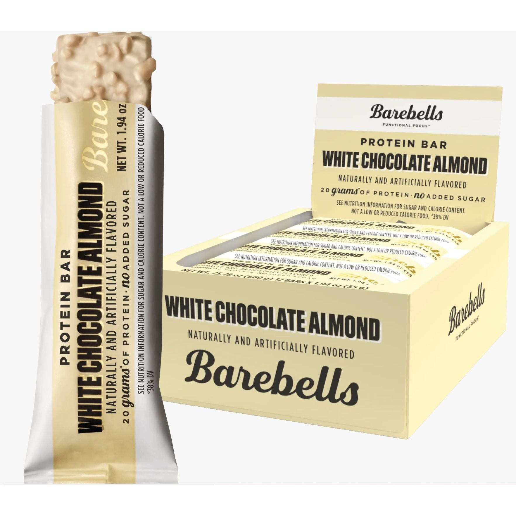 Barebells Protein Bar (Box of 12) White Choco Almond