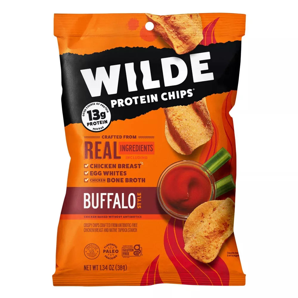 Wilde Protein Chips (1 bag) — Chicken and Waffles front