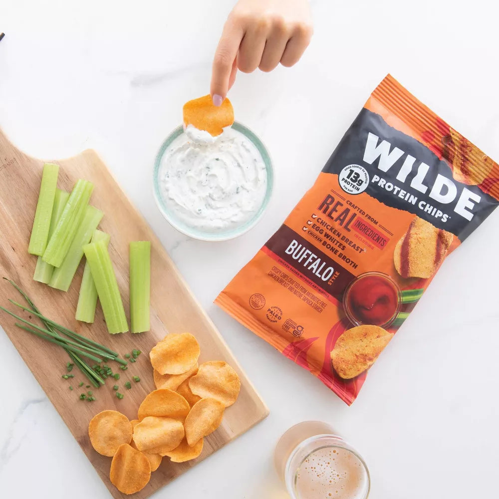 Wilde Protein Chips (1 bag) — Chicken and Waffles front