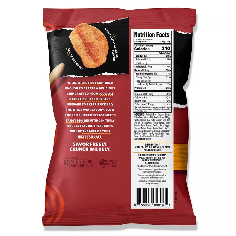 Wilde Protein Chips (1 bag) — Chicken and Waffles front