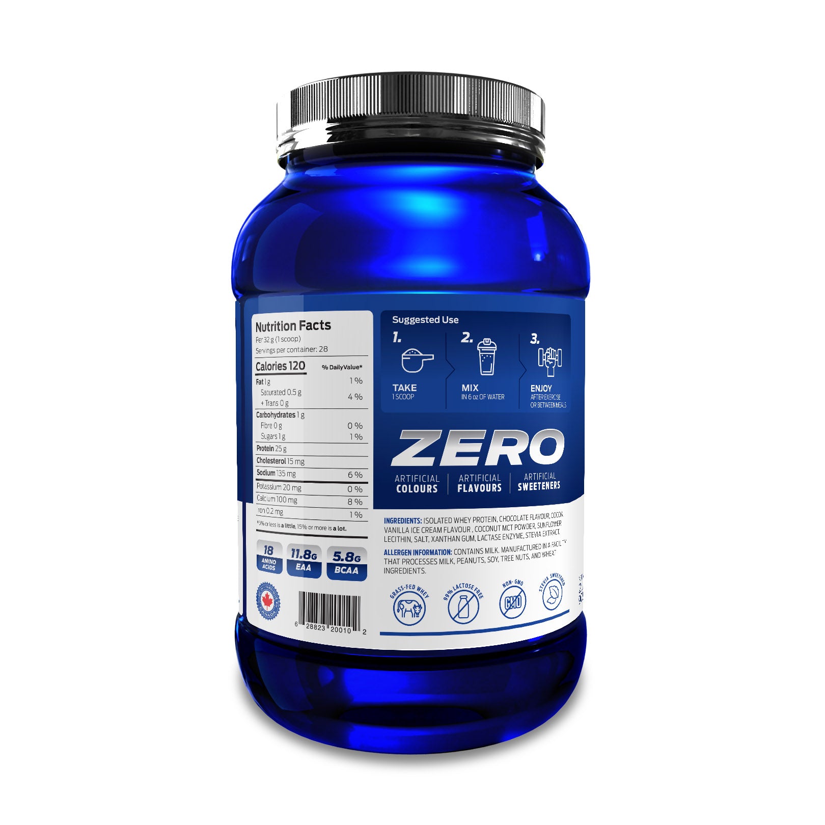 XPLabs ISO XP Prebiotic Grass Fed Whey Protein Isolate (2 lbs) - Top Nutrition and Fitness