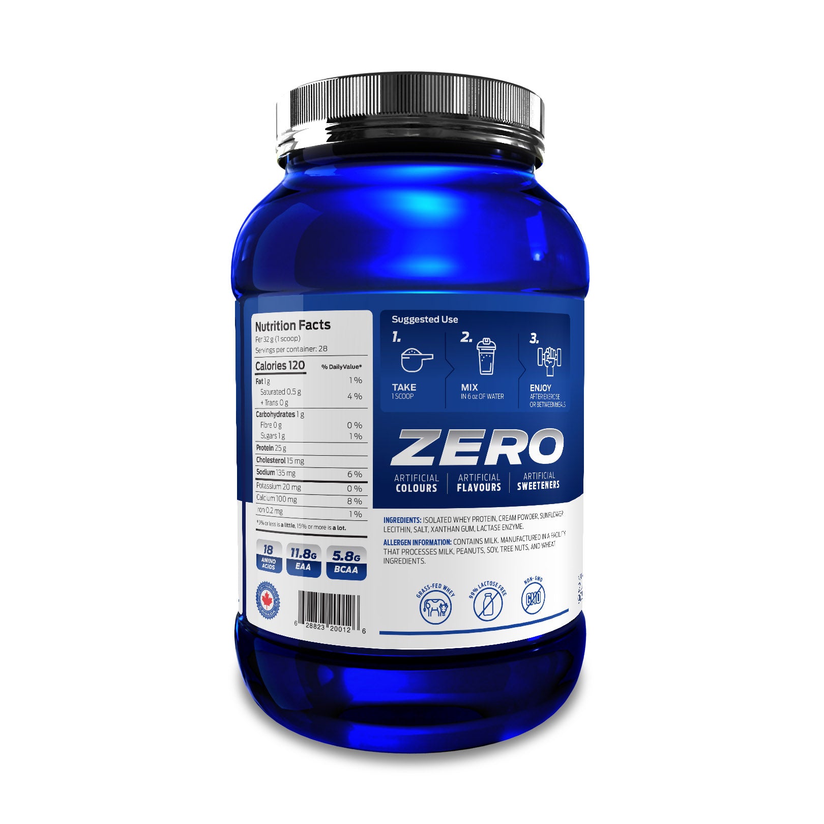 XPLabs ISO XP Prebiotic Grass Fed Whey Protein Isolate (2 lbs) - Top Nutrition and Fitness