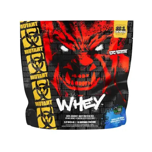 Mutant Whey Protein Powder (5 lbs) - Top Nutrition and Fitness Canada Vanilla Ice Cream-Triple Chocolate-Strawberry and Cream-Cookies and Cream-Chocolate Fudge Brownie