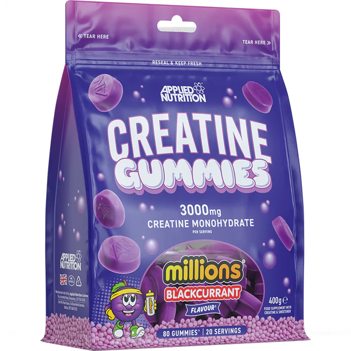 Applied Nutrition Creatine Gummies (80 gummies) — Millions Blackcurrant front