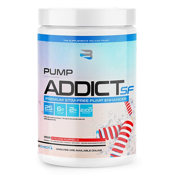 Believe Pump Addict STIM-FREE Pre-Workout (25 servings)