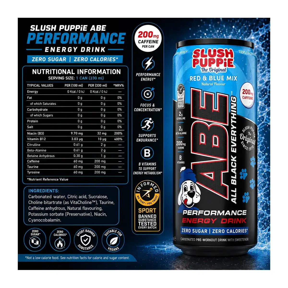 Applied Nutrition ABE Energy Drink (1 can)
