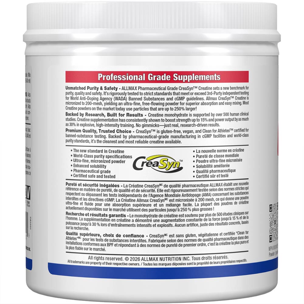 Allmax Nutrition Flavored Creatine Monohydrate Powder (30 servings)