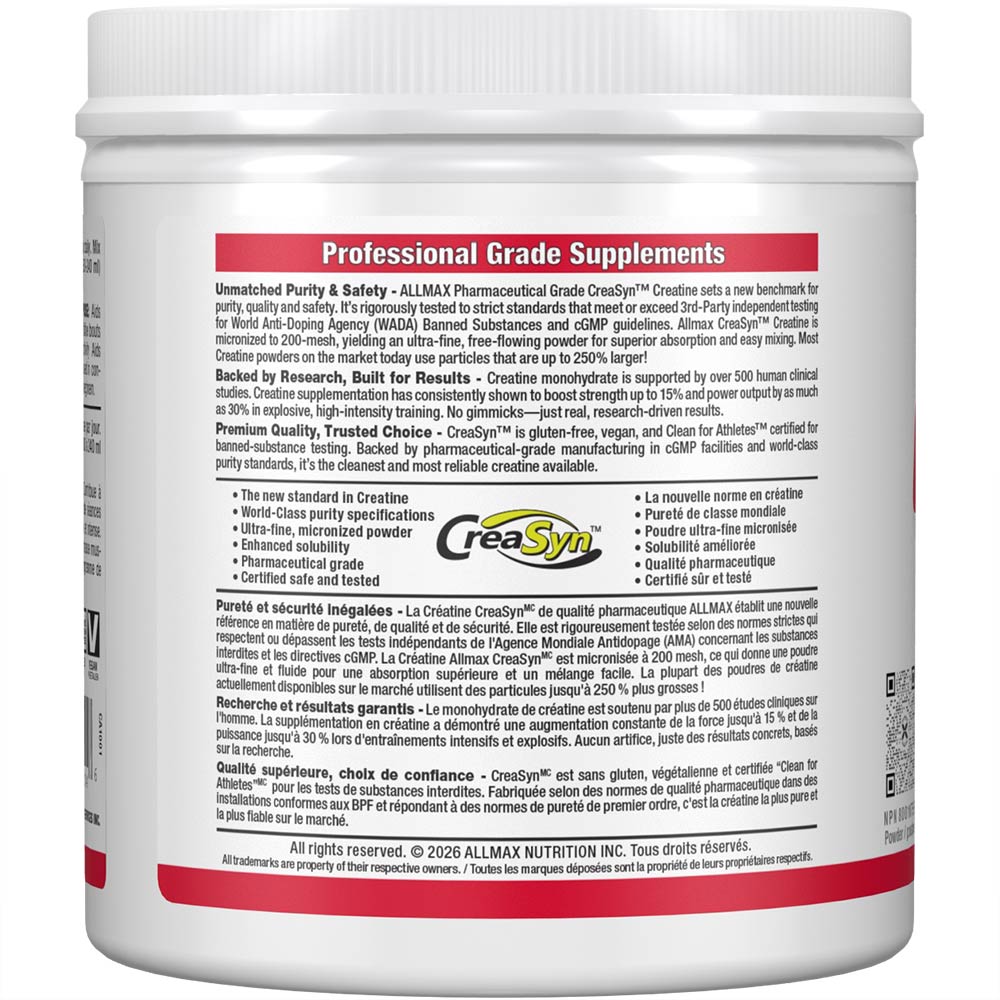 Allmax Nutrition Flavored Creatine Monohydrate Powder (30 servings)