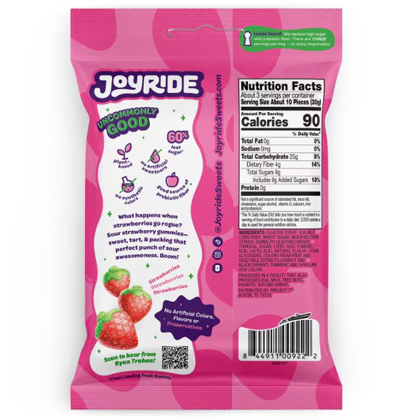Joyride Low Sugar Candy (1 bag) — alternate angle view