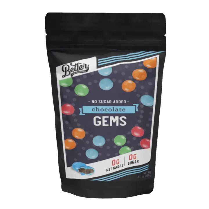Better Than Good Chocolate Gems (Keto M&M's) - 1 bag of 2 servings