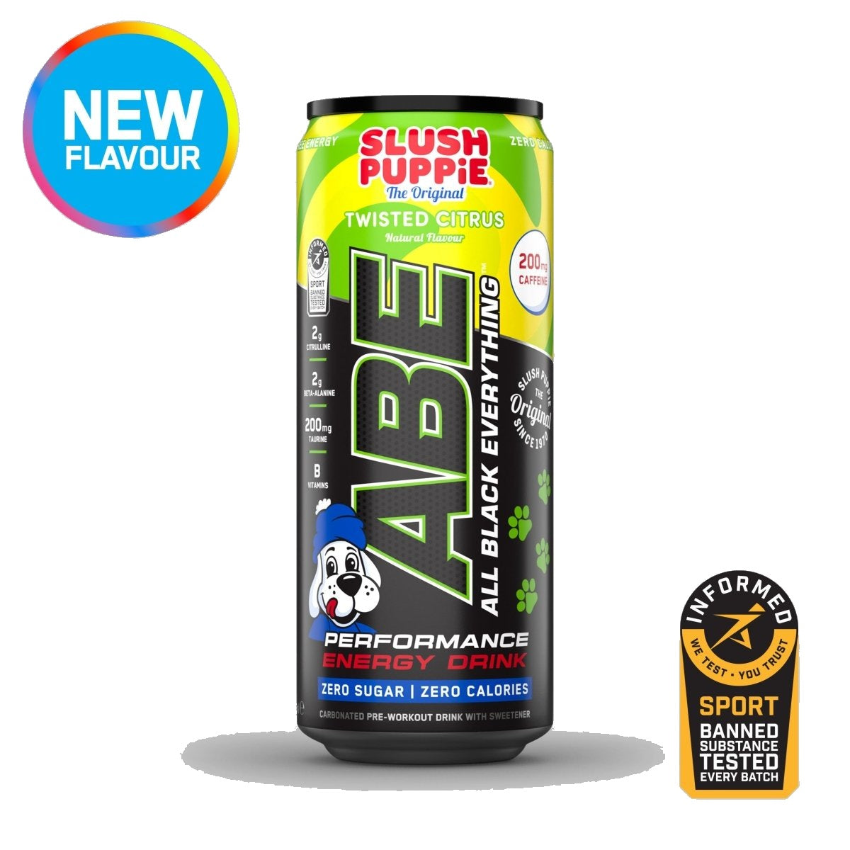 Applied Nutrition ABE Energy Drink (1 can) — Slush Puppie Twisted Citrus front