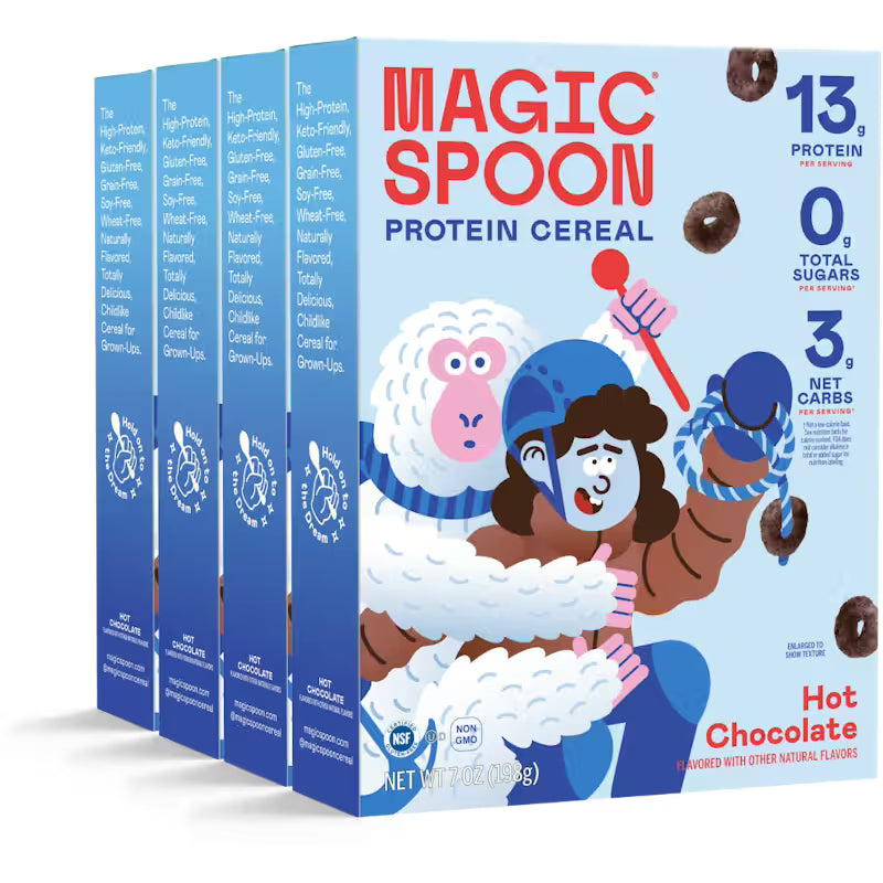 Magic Spoon Keto Protein Cereal (1 box) — Hot Chocolate LIMITED EDITION