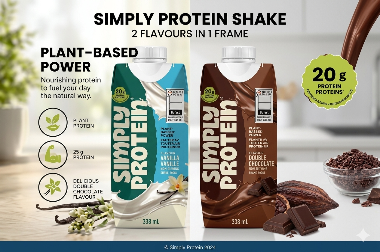 SimplyProtein Plant Protein+ Shake (330 ml)