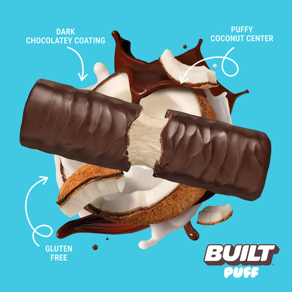 Built Protein Bars & Puffs (1 Box of 12)