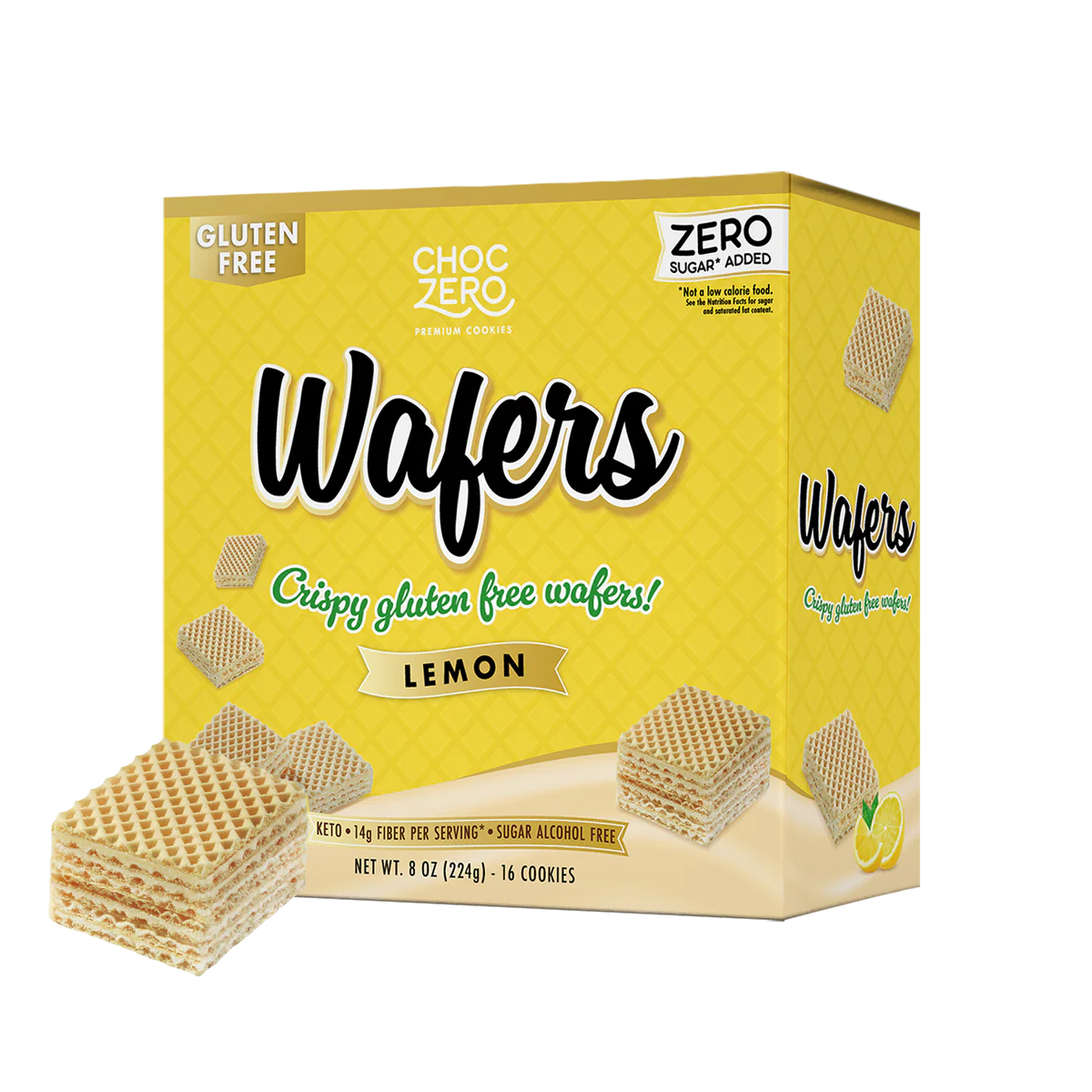 ChocZero Keto GF Wafer Cookies (1 box of 16) - ChocZero - Top Nutrition and Fitness Canada
