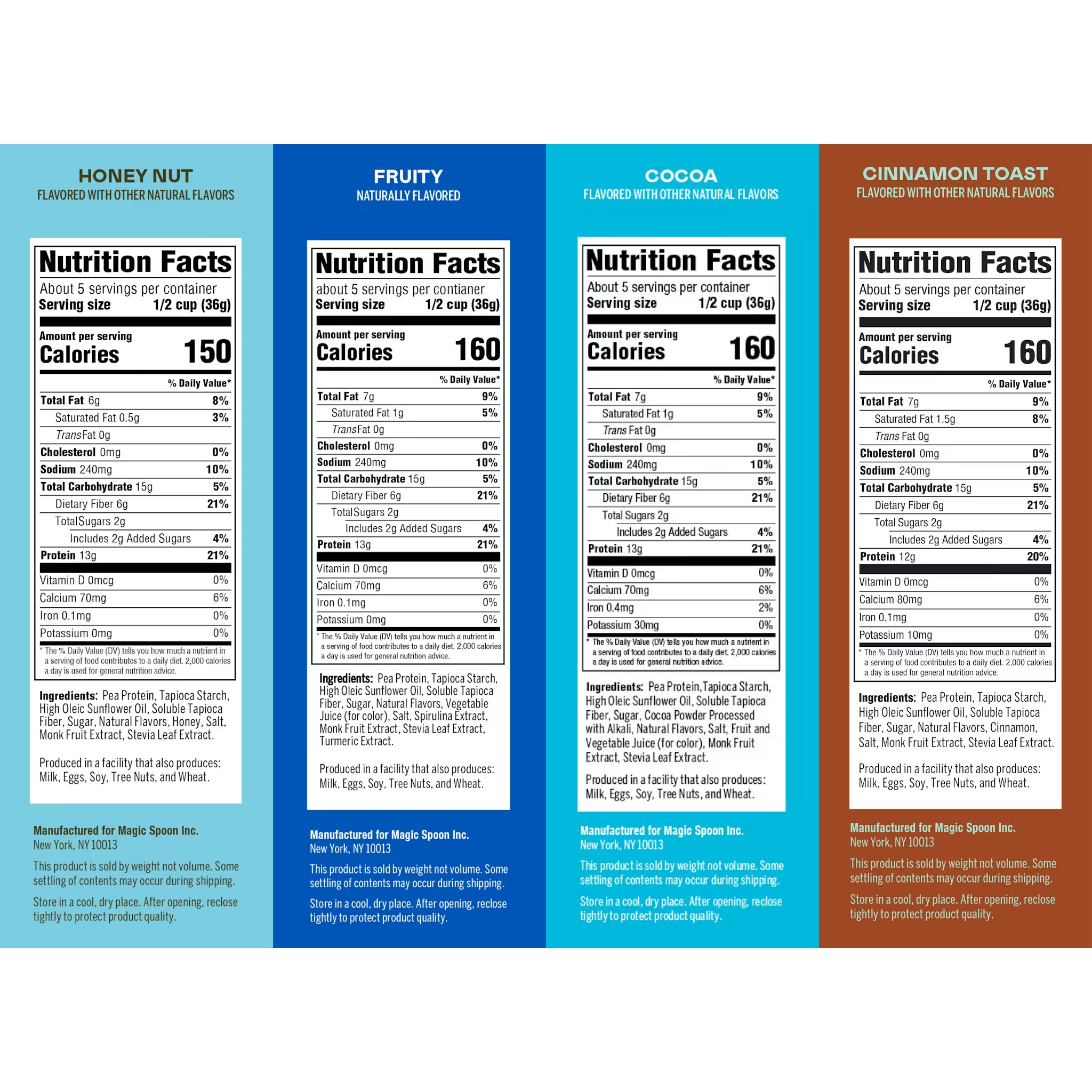 Magic Spoon Keto Protein Cereal (1 box) — Fruity FIBER front