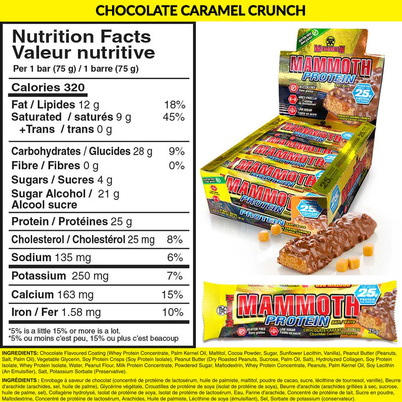 Barre protéinée Mammouth (1 barre)
