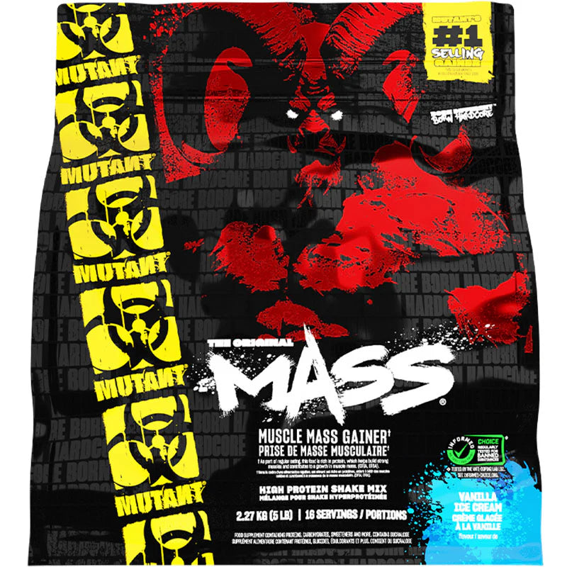 MUTANT Mass Gainer Protein Powder | High-Calorie Weight Gainer (5 lbs) — Vanilla Ice Cream