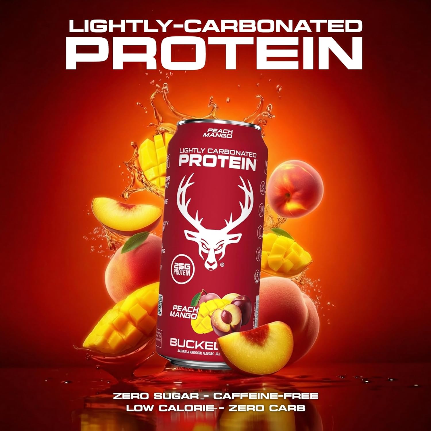 Bucked Up Lightly Carbonated Protein Drink (1 can)