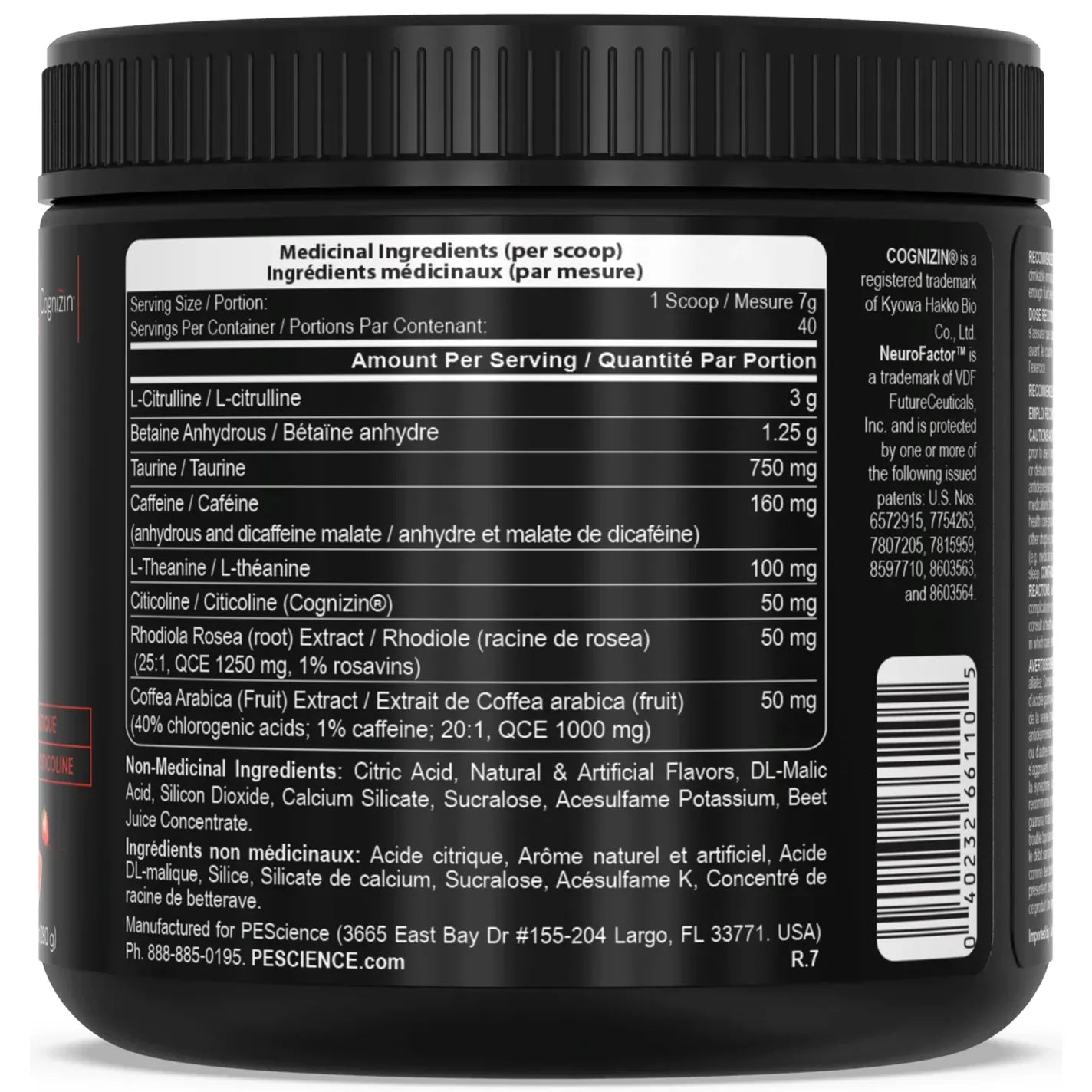 PEScience Prolific Pre-Workout (40 servings) — image 4