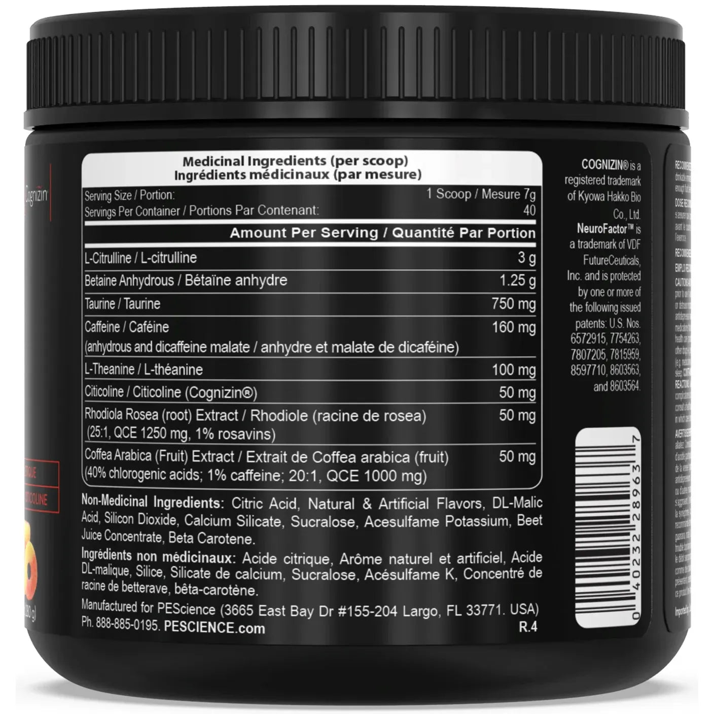 PEScience Prolific Pre-Workout (40 portions)