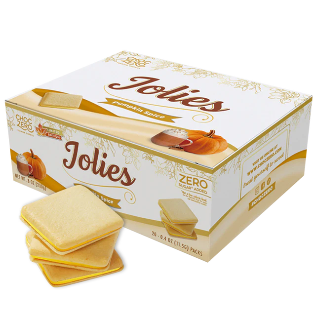 ChocZero Jolies GF Keto Cookies (21 cookies) — Pumpkin Spice