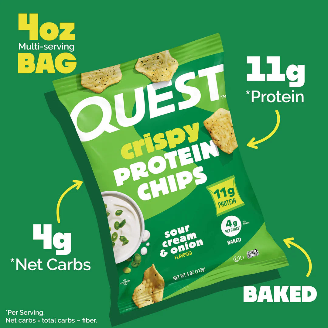 NEW Quest Crispy Protein Chips (1 bag of 4 servings) — image 7