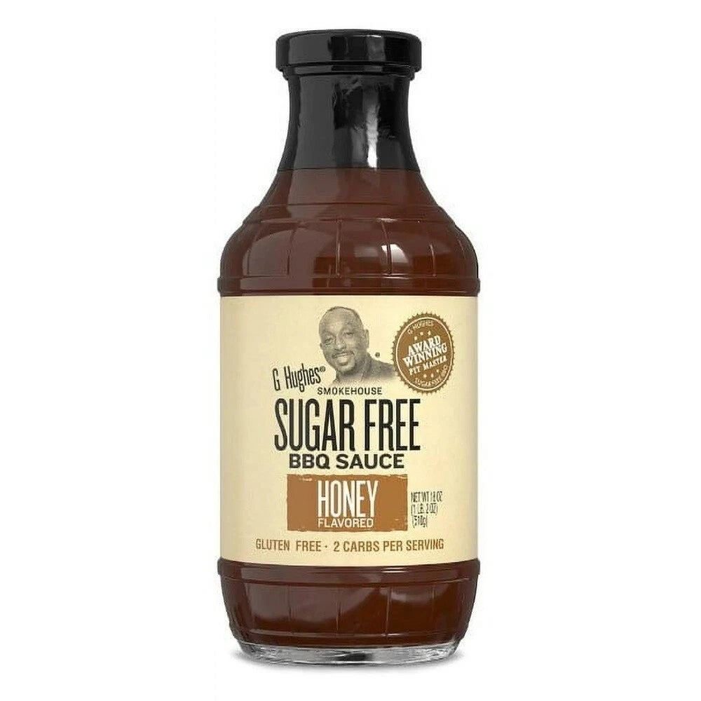 G Hughes Keto Sugar Free BBQ Sauce (18 oz bottle)