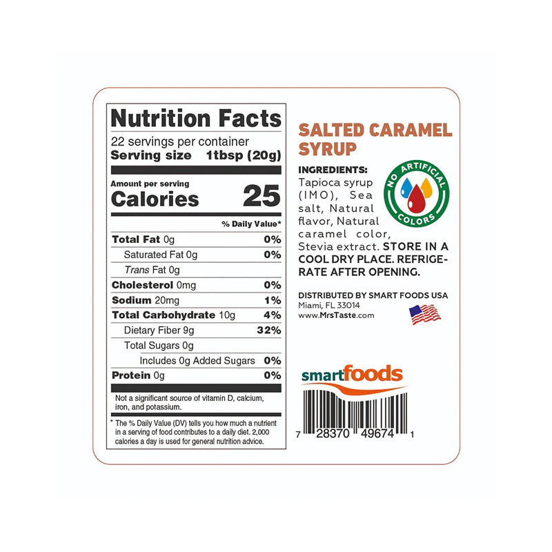 Mrs Taste Zero Calories Syrup and Sauces (1 bottle)