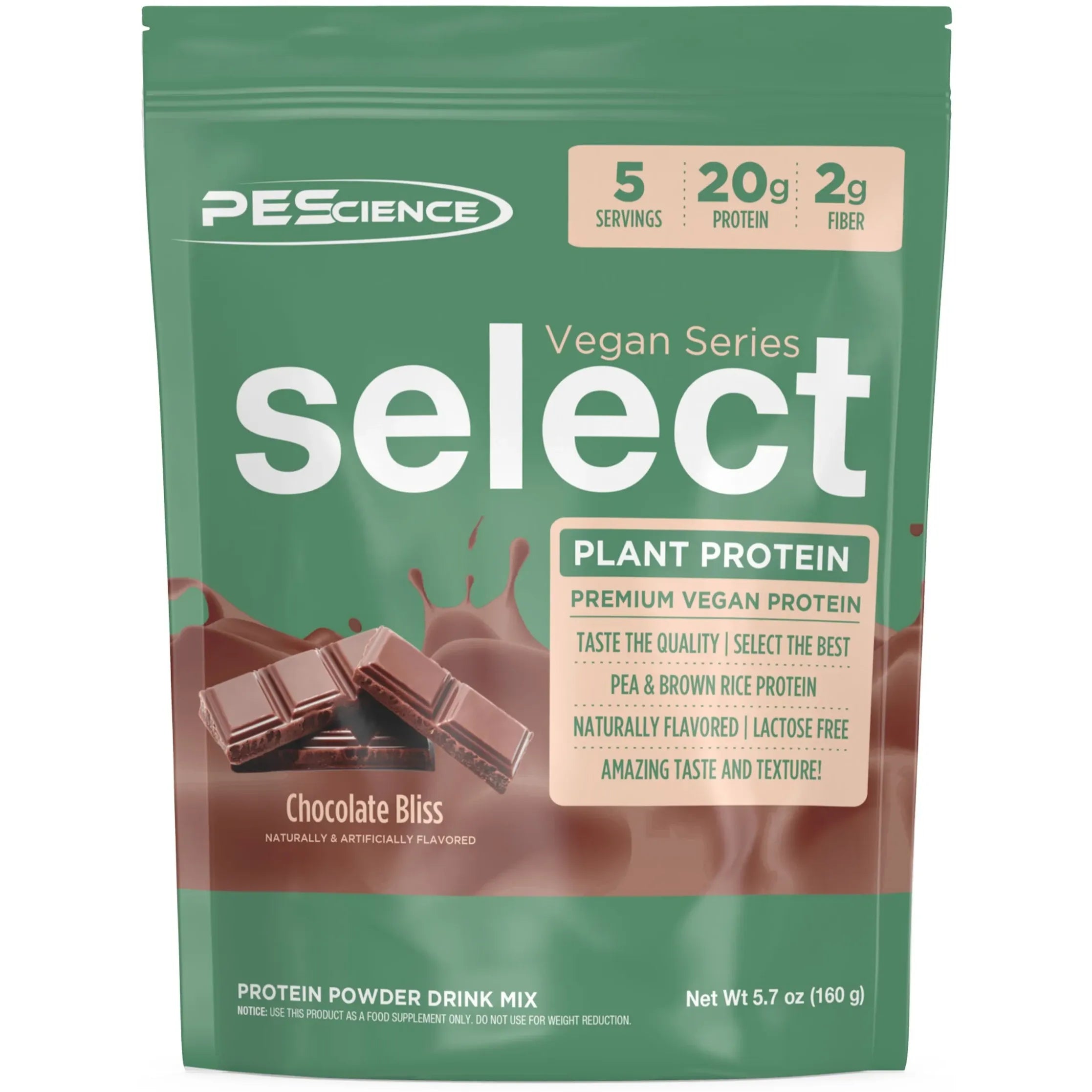 PEScience Select VEGAN Protein TRIAL SIZE (5 servings) Chocolate Peanut Butter BB 09/25 *FINAL SALE* - PEScience - Top Nutrit
