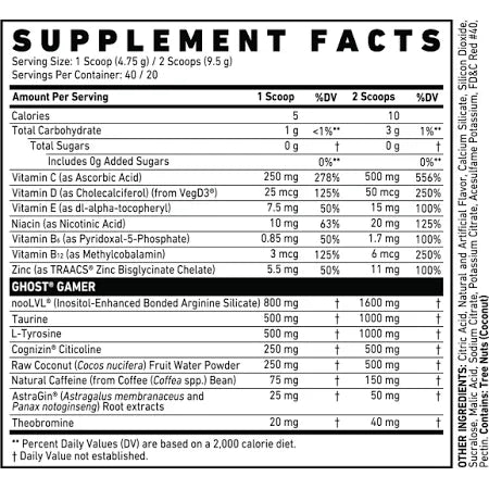 Ghost GAMER (40 servings)