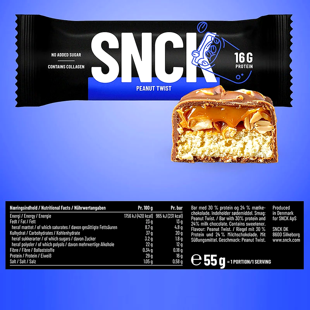 SNCK GF KETO Protein Bar (1 box of 12 bars)
