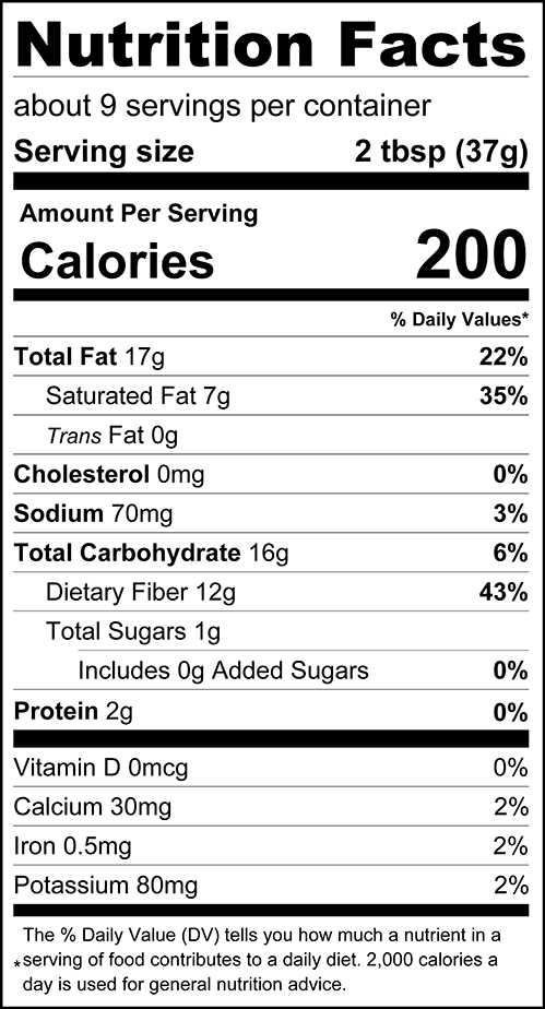 ChocZero Crunchy Speculoos Cookie Butter Keto Spread Nutrition Facts label — keto friendly