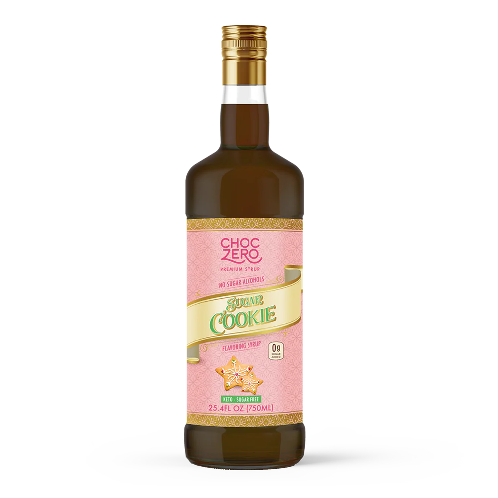ChocZero Sugar Free Coffee Syrup (1 bottle 25.4 oz) — Sugar Cookie