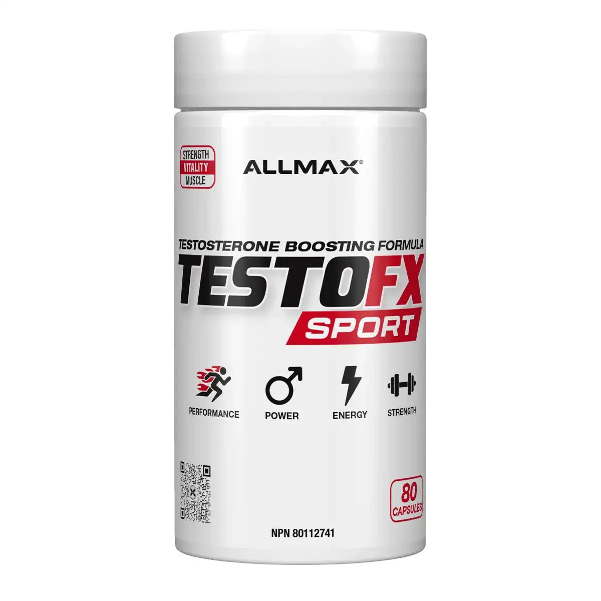 Allmax TestoFX Sport Men's Formula (80 Caps) — Allmax Nutrition — Buy in Canada at Top Nutrition & Fitness